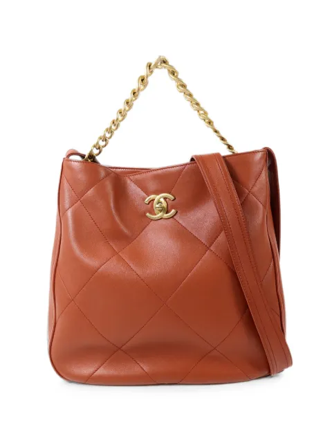 CHANEL Pre-Owned turn-lock-fastening tote bag