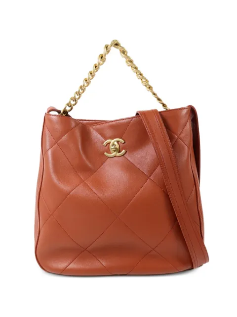 CHANEL Pre-Owned turn-lock-fastening tote bag