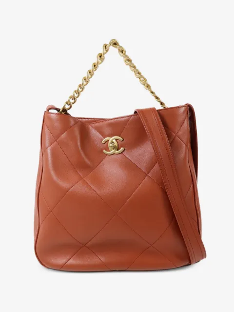 CHANEL Pre-Owned turn-lock-fastening tote bag