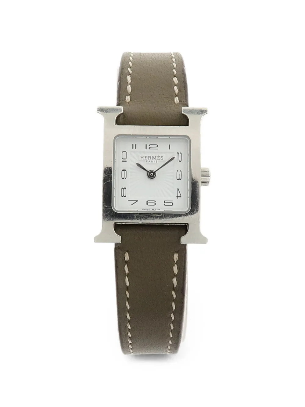 Hermès Pre-Owned Heure H 30mm watch - Bianco