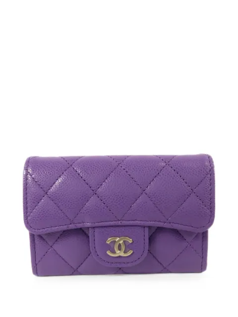 CHANEL Pre-Owned CC-plaque wallet