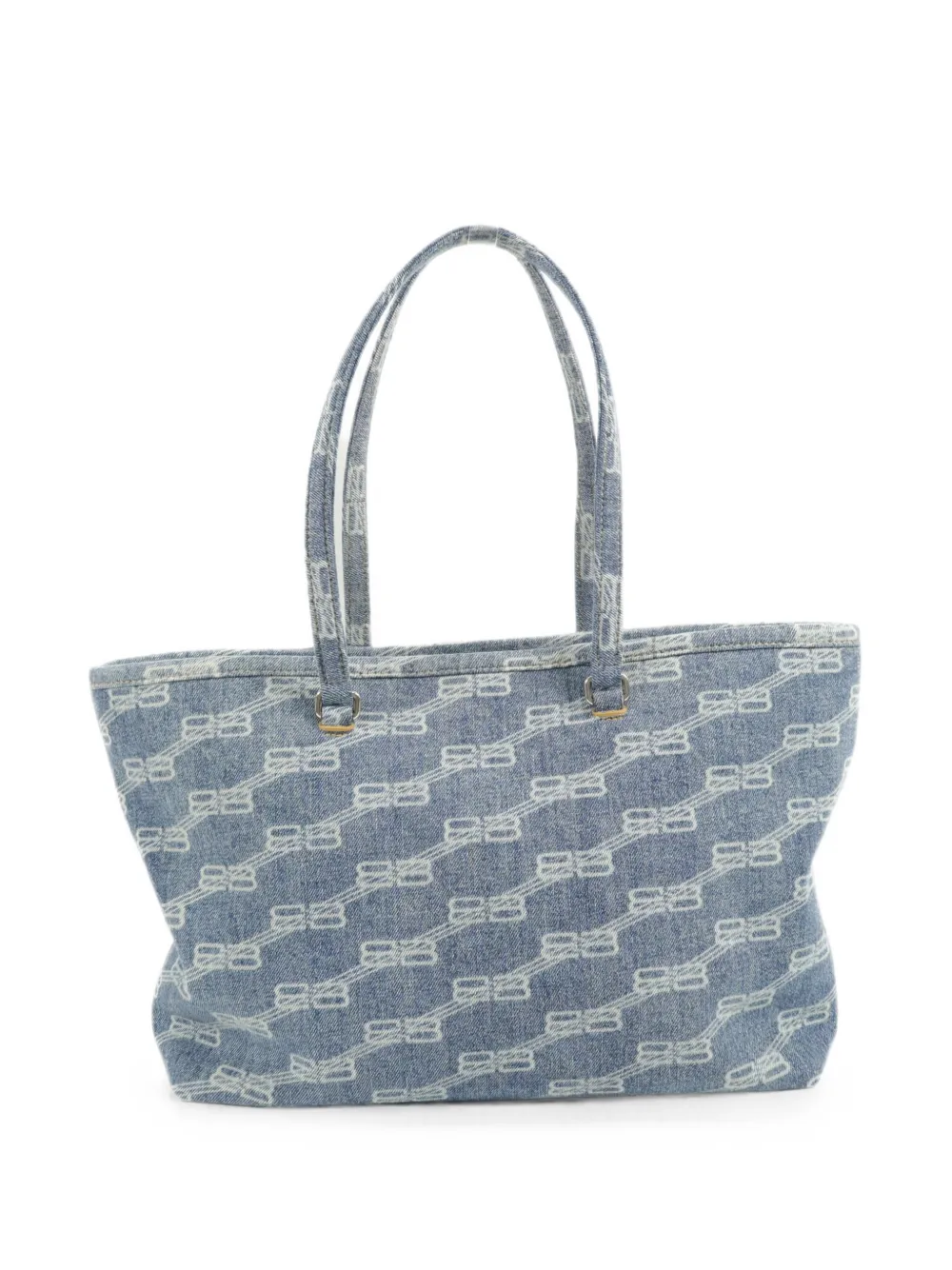 Balenciaga Pre-Owned BB-pattern tote bag - Blau
