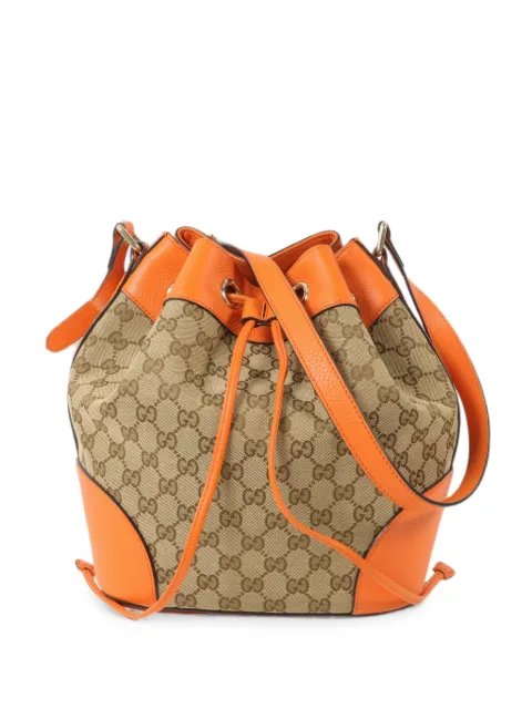 Gucci Pre-Owned GG-pattern bucket bag