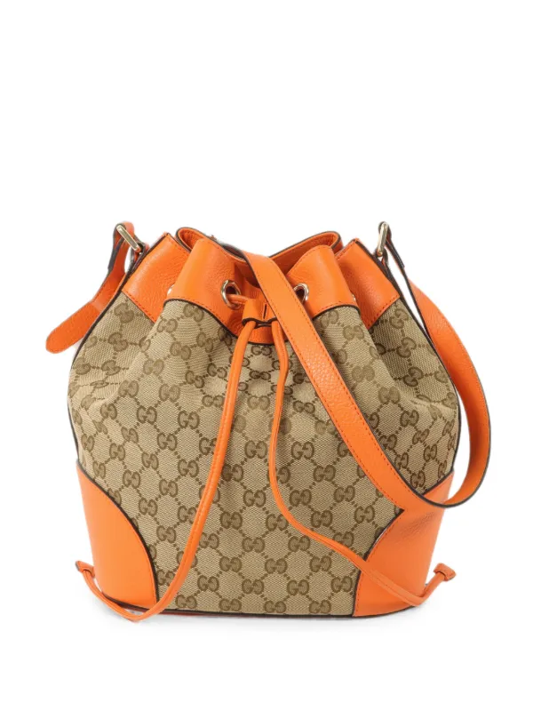Gucci Pre-Owned GGパターン バケットバッグ | ニュートラル | FARFETCH JP