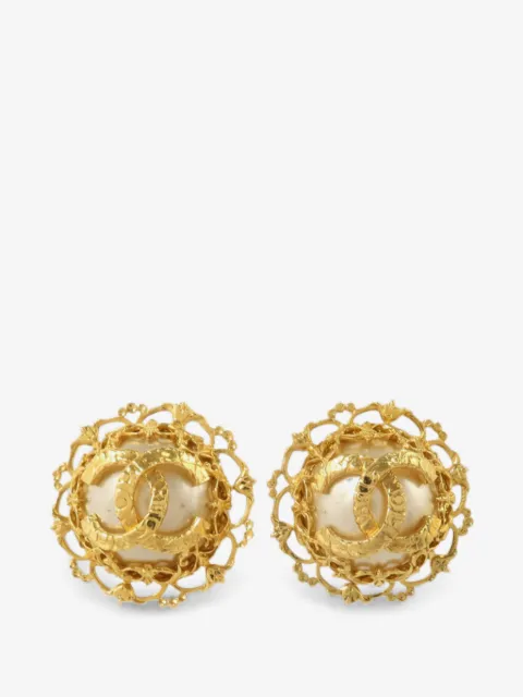 CHANEL Pre-Owned CC-motif earrings
