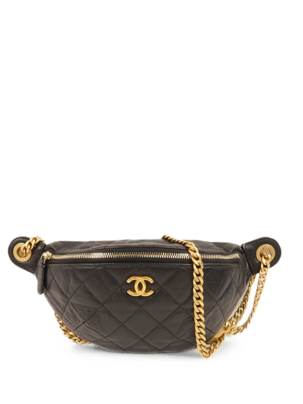 CHANEL Pre-Owned diamond-quilting belt bag - Nero