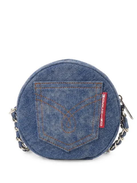 Moschino Pre-Owned джинсовая сумка на плечо