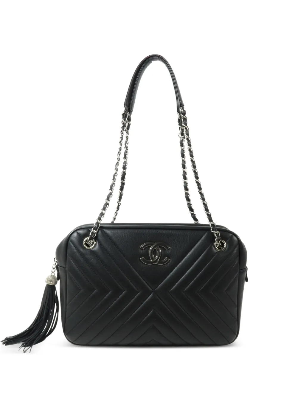 CHANEL Pre-Owned CC tassel shoulder bag - Nero