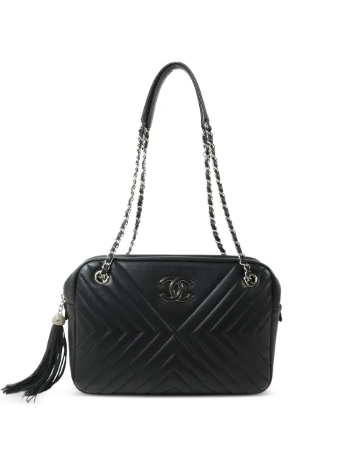 CHANEL Pre-Owned sac porté épaule CC à pompon