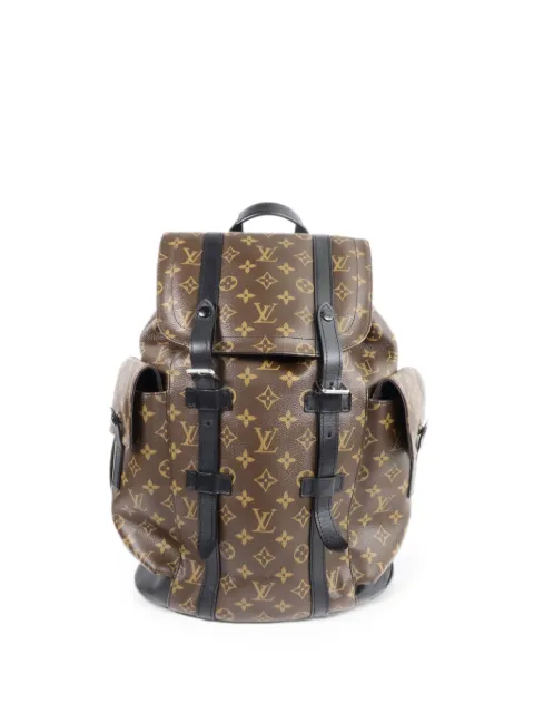 Louis Vuitton Pre-Owned MM Christopher Macassar Rucksack mit Monogramm