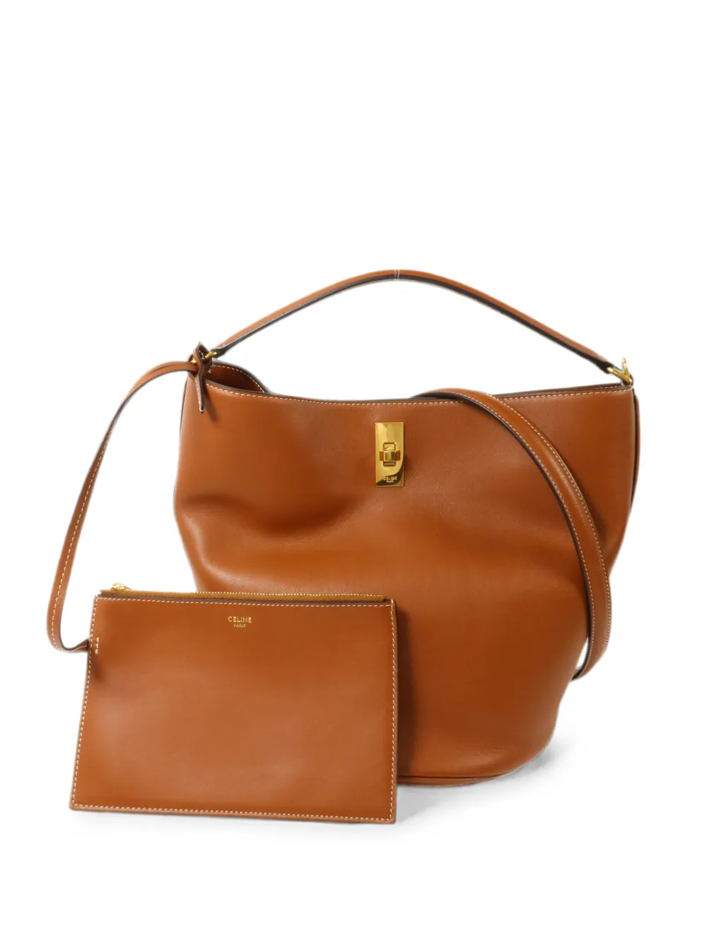 Celine Pre-Owned 16 Bucket shoulder bag - Brown