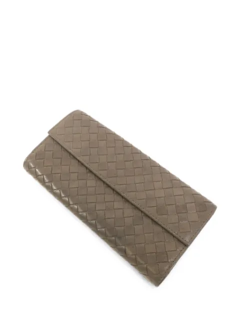 Bottega Veneta Pre-Owned Intrecciato long wallet