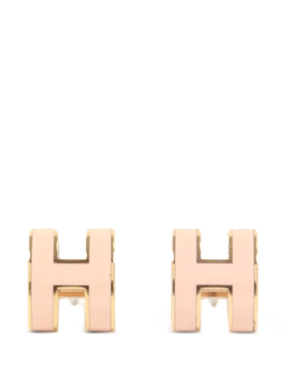 Hermès Pre-Owned Mini Pop H earrings - Oro