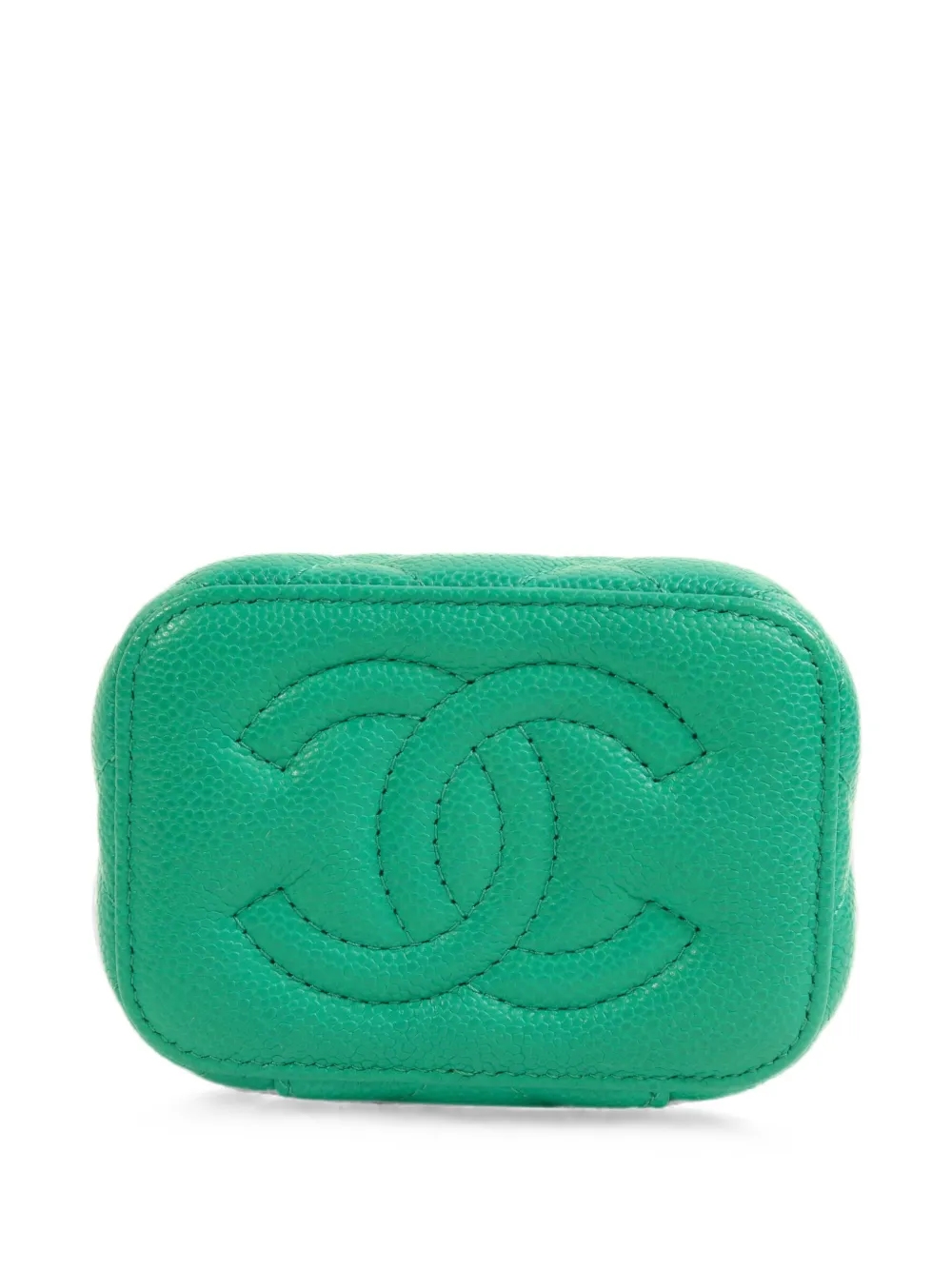 CHANEL Pre-Owned CC vanity case shoulder bag - Green
