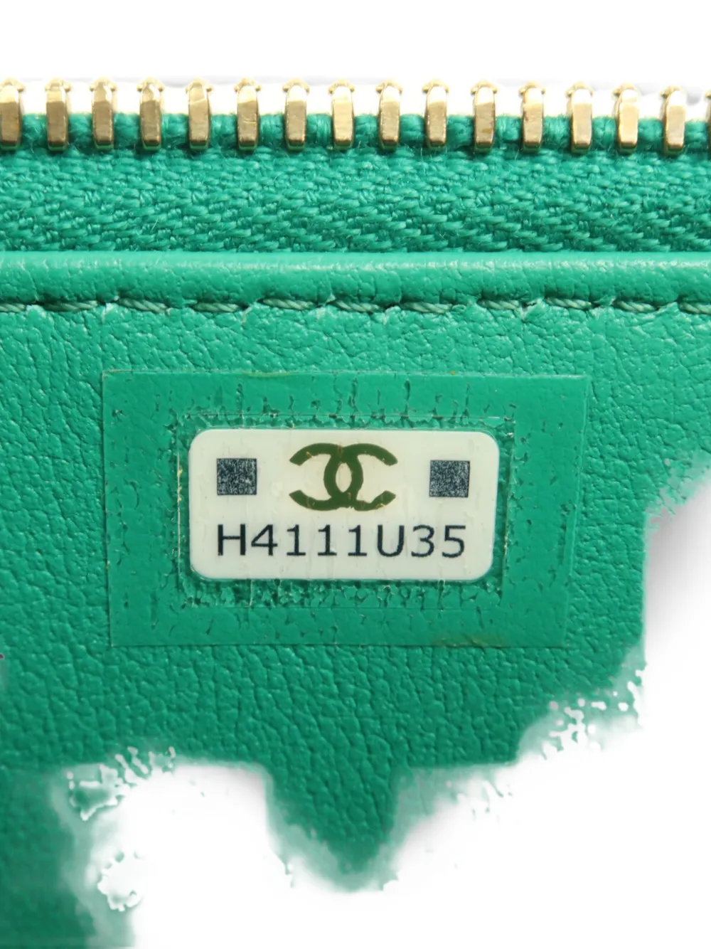 CHANEL Pre-Owned CC Vanity Case schoudertas Groen