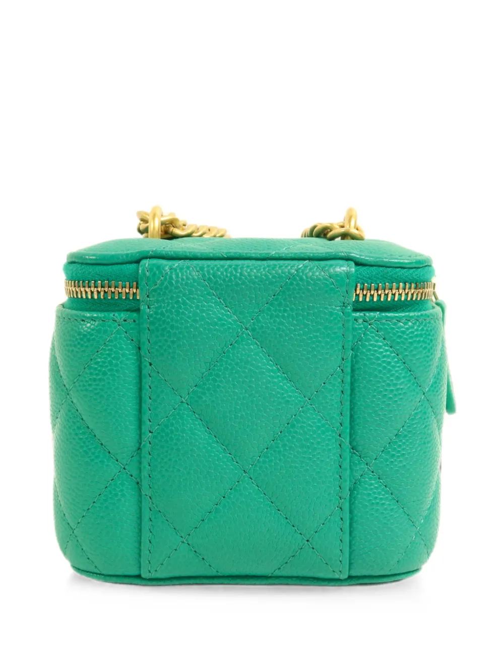 CHANEL Pre-Owned CC Vanity Case schoudertas Groen