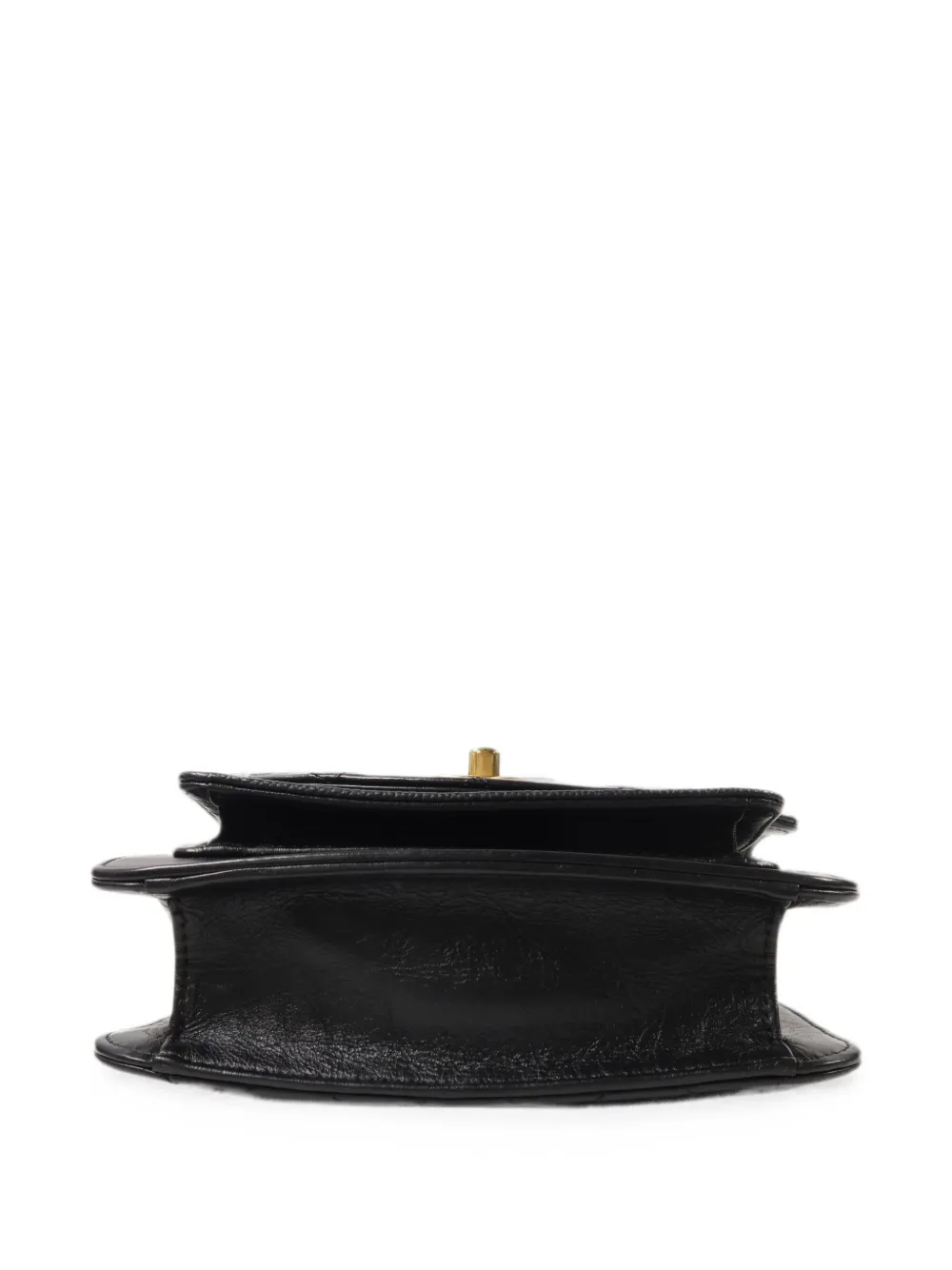 CHANEL Pre-Owned CC schoudertas met draaislot en omslag Zwart