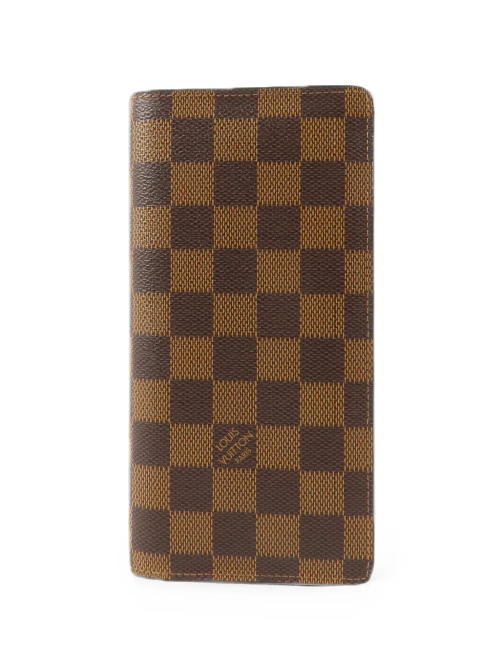 Louis Vuitton Pre-Owned Damier Portefeuille Brazza long wallet - Brown