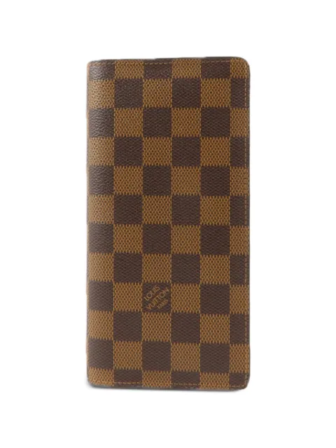 Louis Vuitton Pre-Owned Damier Portefeuille Brazza long wallet