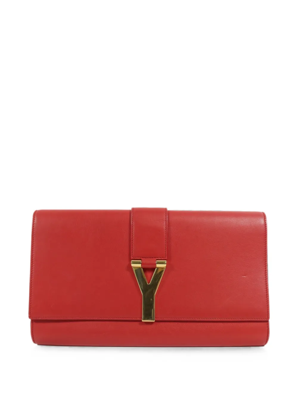 Saint Laurent Pre-Owned YSL Chyc clutch bag - Rosso