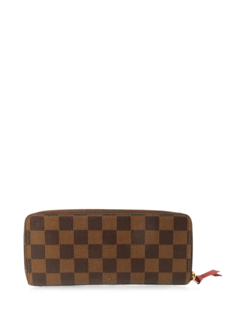 Louis Vuitton Pre-Owned Damier Ebene Clemence wallet Bruin