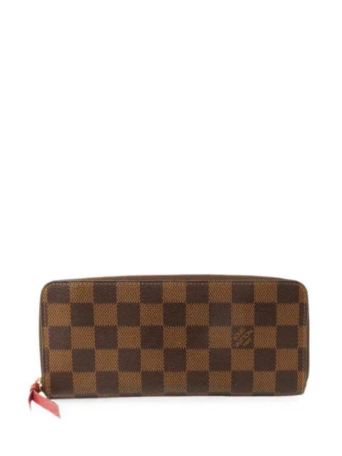 Louis Vuitton Pre-Owned Damier Ebene Clemence wallet