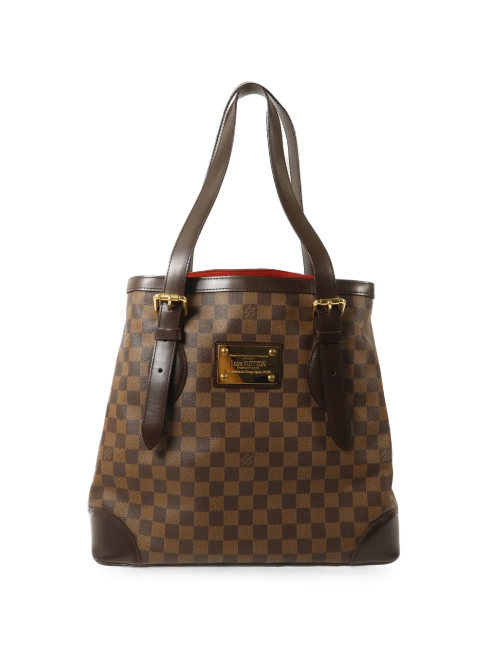 Louis Vuitton Pre-Owned Damier Ebène Hampstead MM shoulder bag Bruin