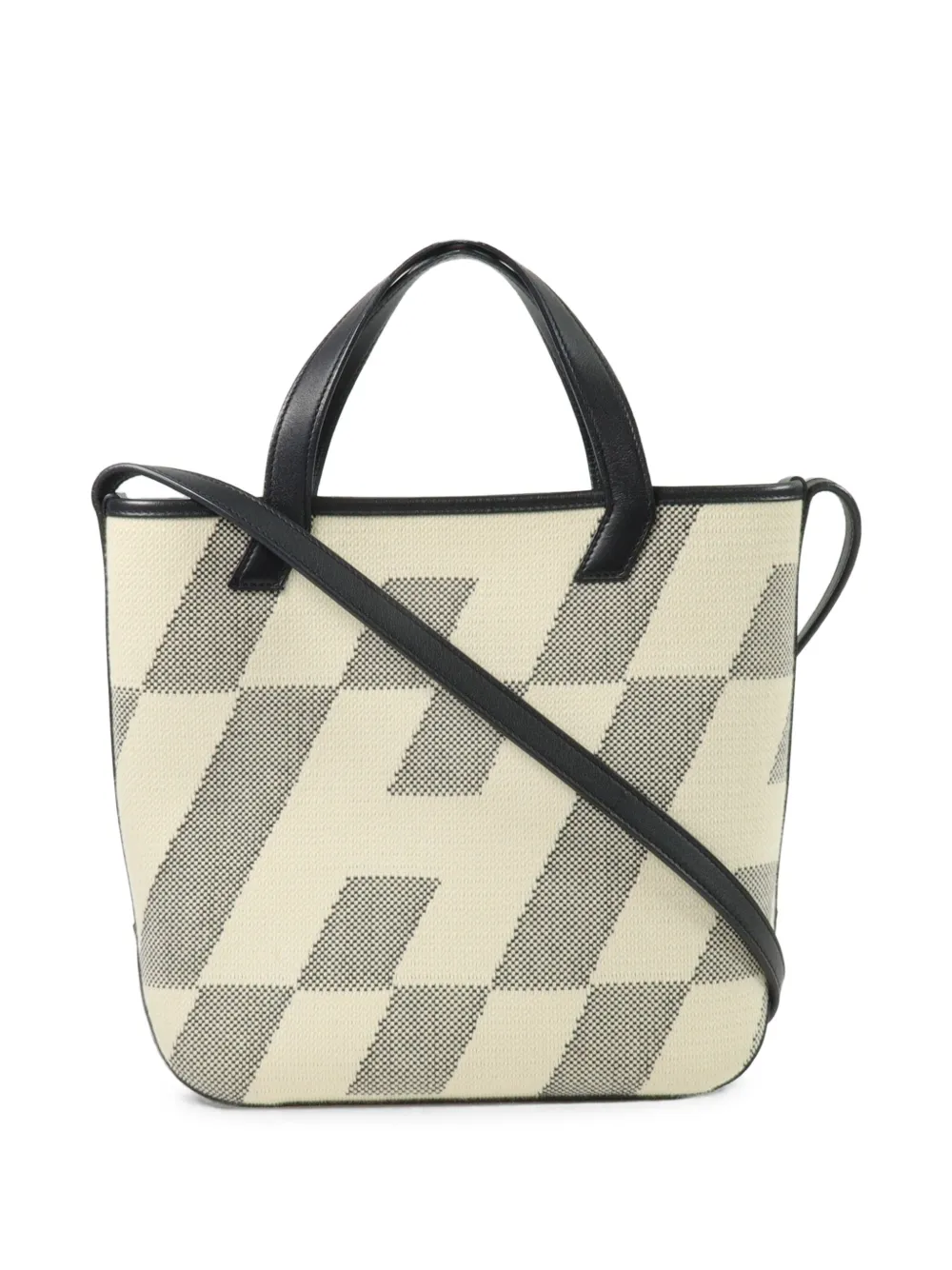 Hermès Pre-Owned Cabas H En Biais 27 shoulder bag - Nude