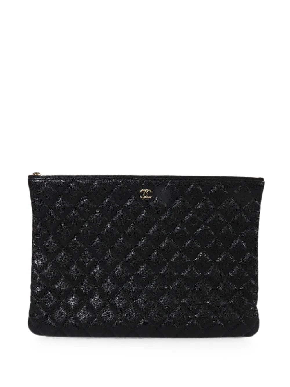 CHANEL Pre-Owned CC quilted pouch bag - Nero