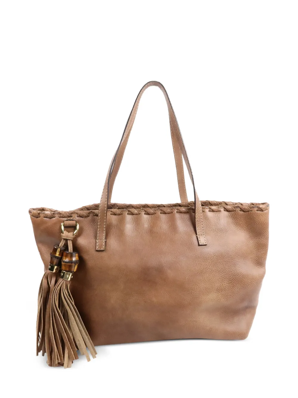 Gucci Pre-Owned tassel tote bag - Marrone