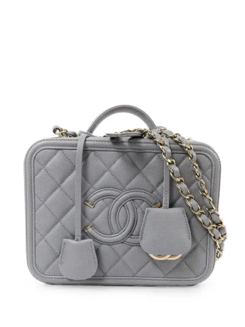 CHANEL Pre-Owned Medium CC Filigree Vanity Case shoulder bag