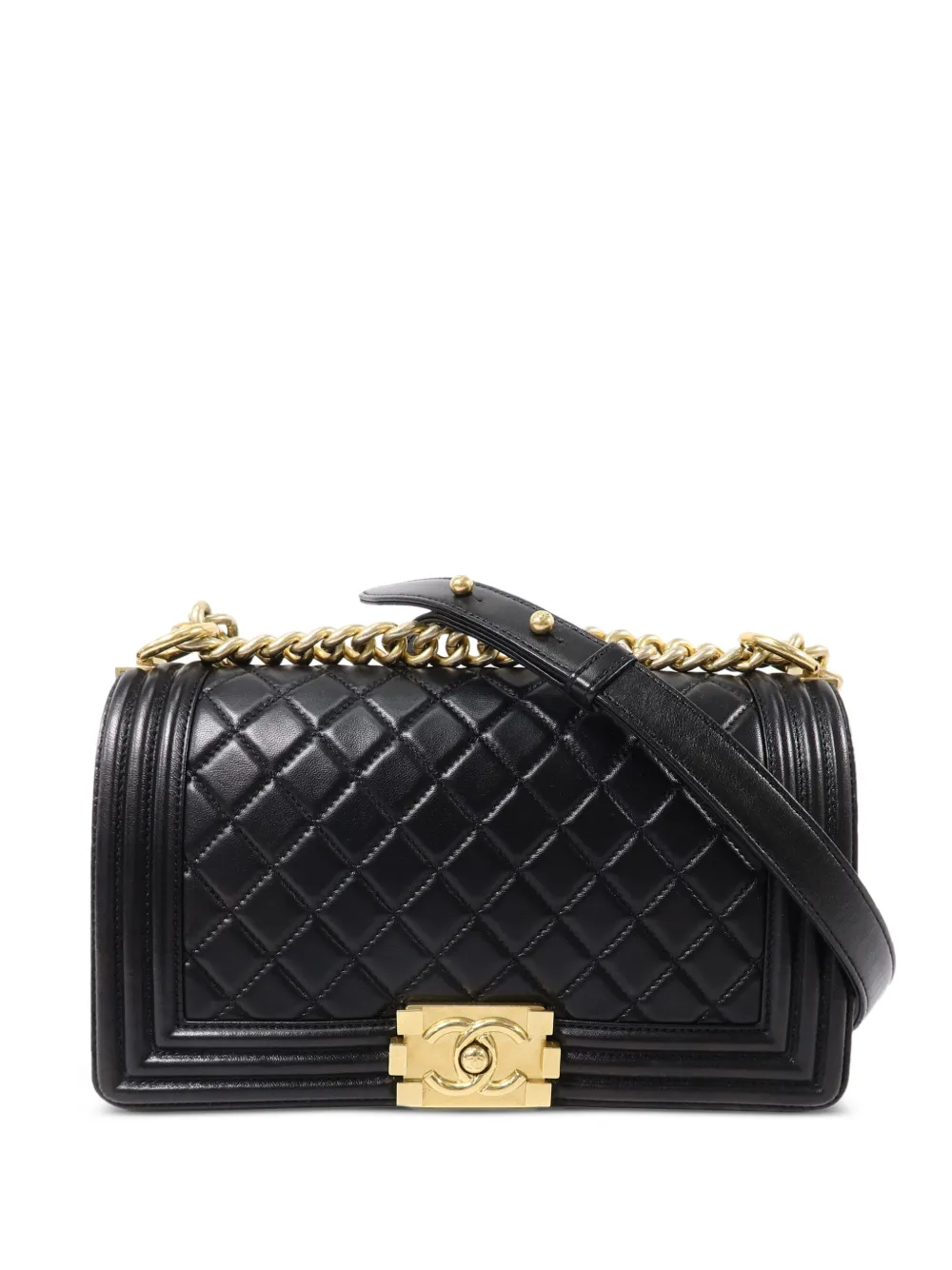 CHANEL Pre-Owned Boy 25 chain shoulder bag - Nero