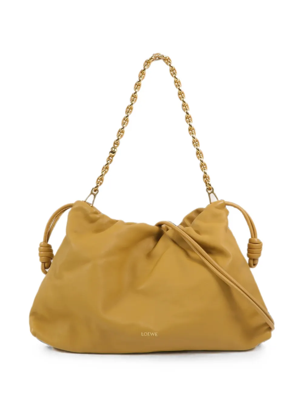 Loewe Pre-Owned Large Flamenco leather shoulder bag - Brown