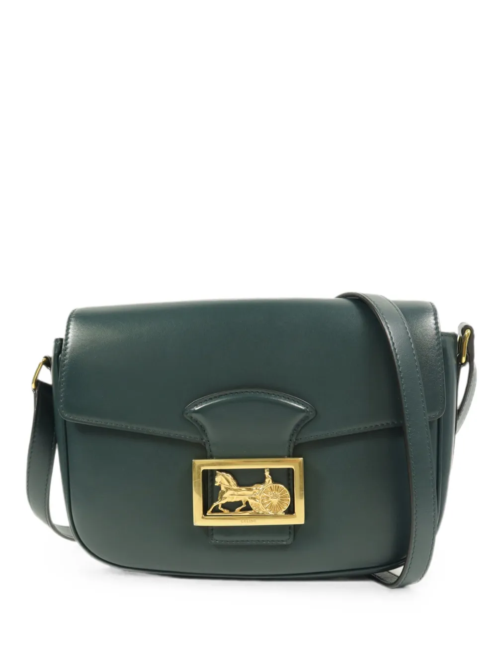Celine Pre-Owned Horse Box shoulder bag - Green