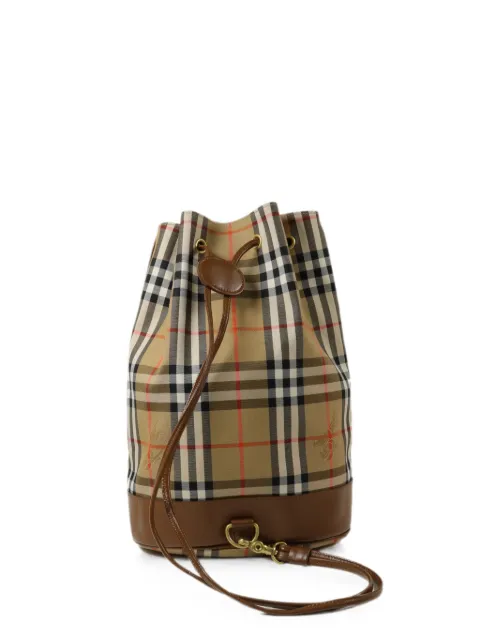 Burberry Pre-Owned Haymarket Check backpack