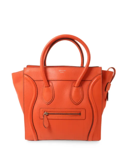 Celine Pre-Owned Micro Luggage calf leather handbag