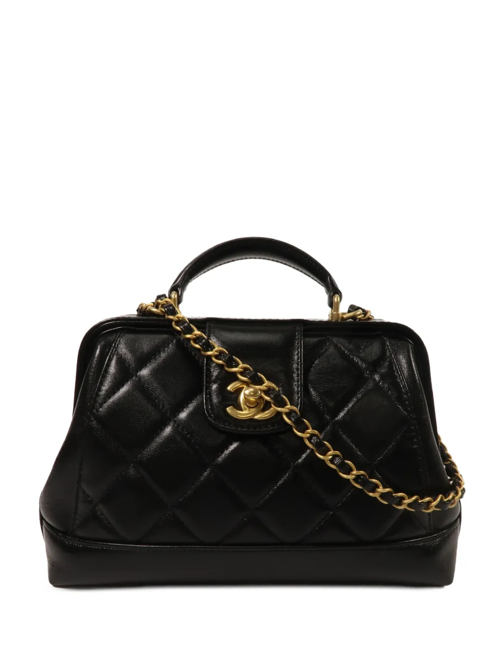 CHANEL Pre-Owned quilted CC turn-lock handbag - Nero