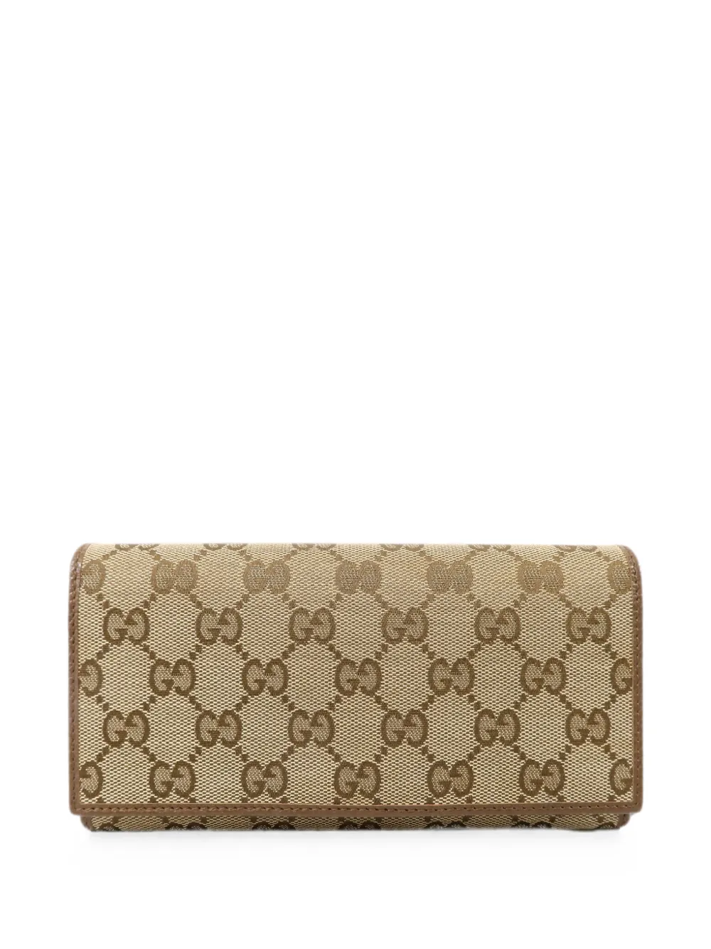 Gucci Pre-Owned GG Supreme long wallet - Nude