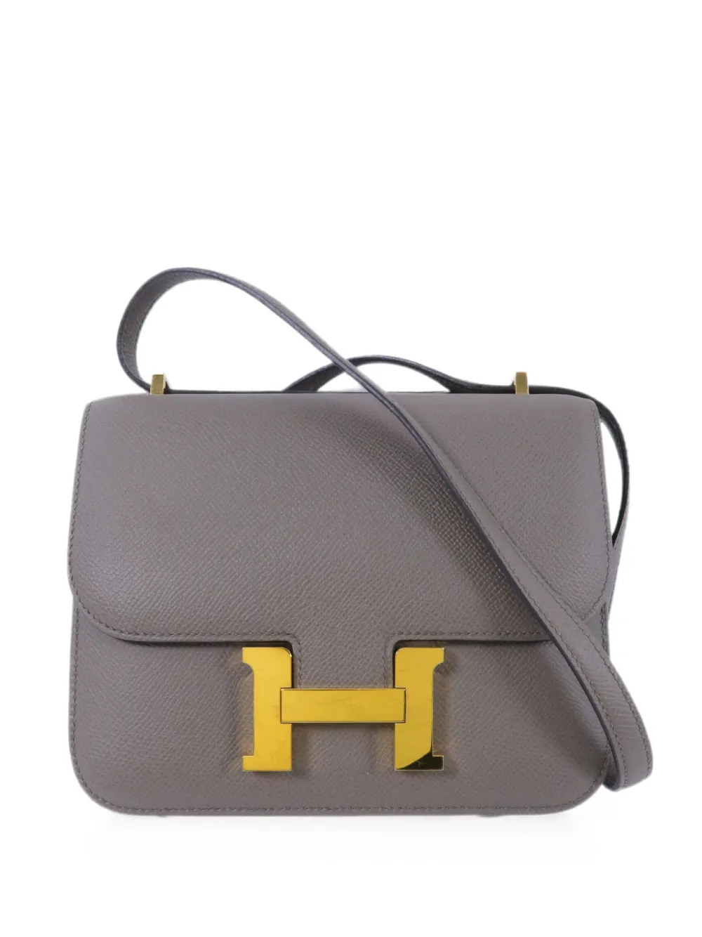 Hermès Pre-Owned Constance Epsom shoulder bag - Grey