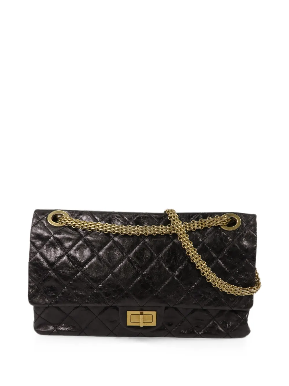 CHANEL Pre-Owned 2.55 XL chain shoulder bag - Nero