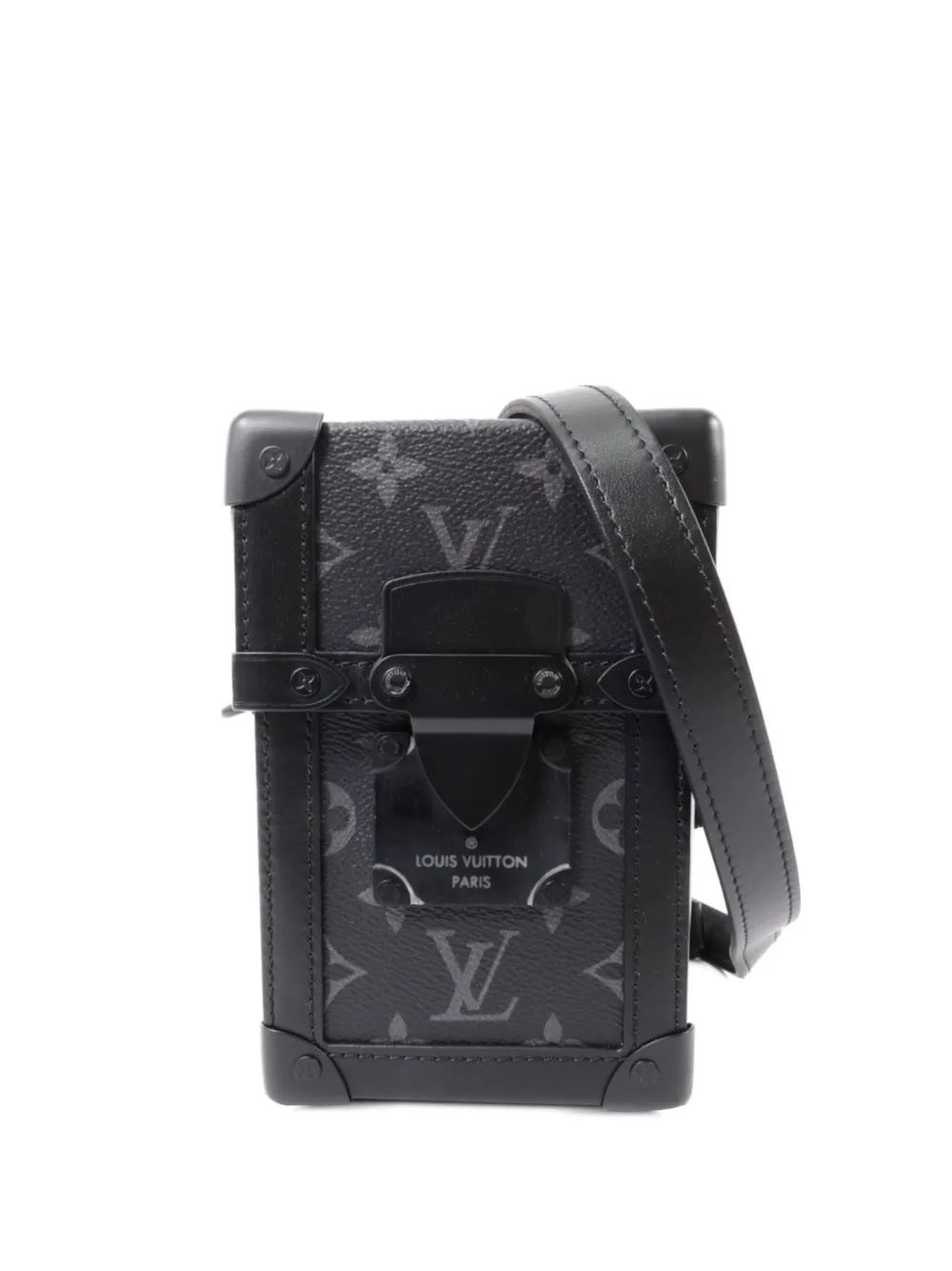 Louis Vuitton Pre-Owned Monogram Eclipse Vertical Trunk shoulder bag - Nero