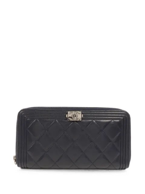 CHANEL Pre-Owned Boy CC long wallet