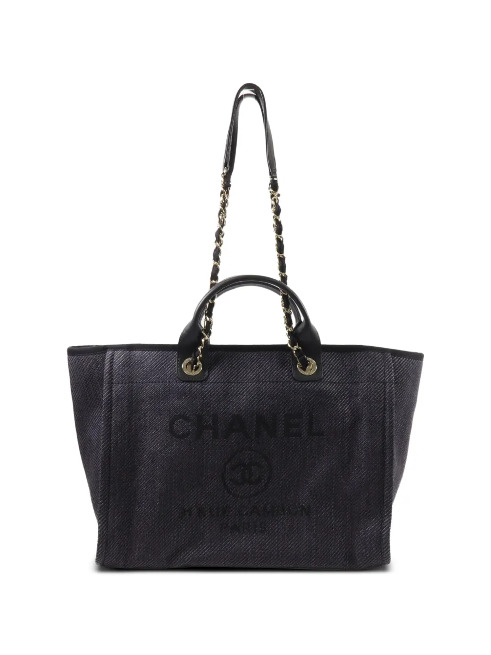 CHANEL Pre-Owned Deauville two-way handbag - Schwarz