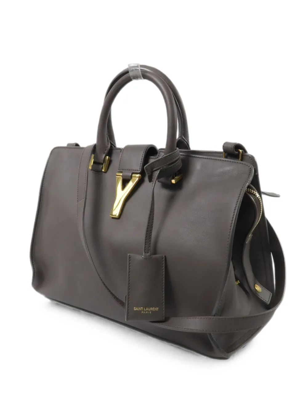 Saint Laurent Pre-Owned Cabas Y two-way handbag - Grey