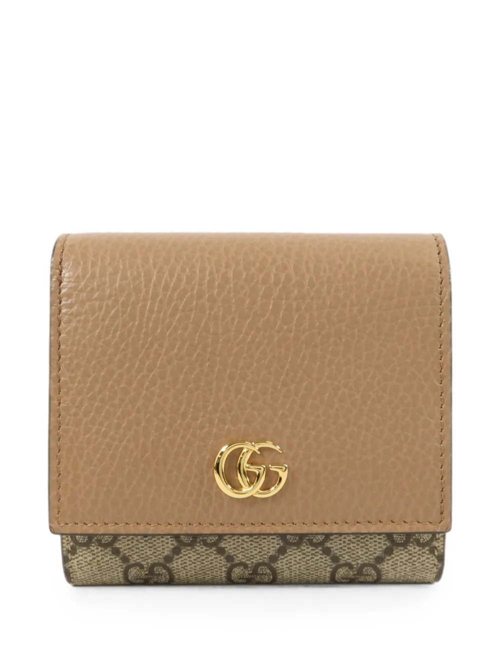 Gucci Pre-Owned medium GG Marmont wallet - Nude