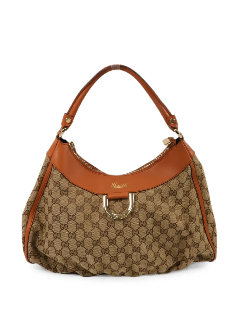 Gucci Pre-Owned large D-ring shoulder bag - Brown