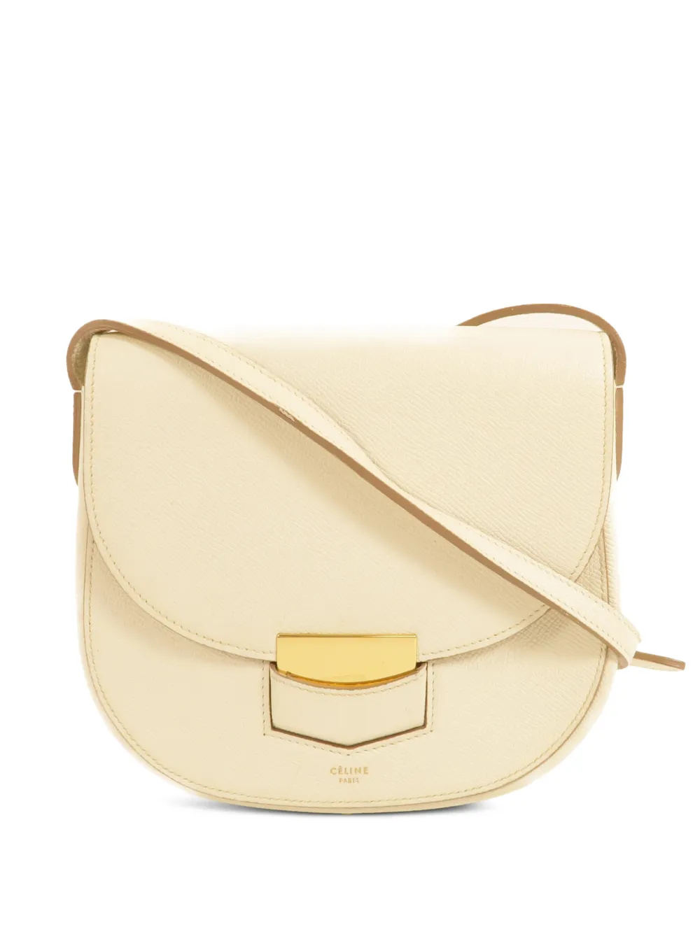 Celine Pre-Owned small Trotteur cross body bag - Nude