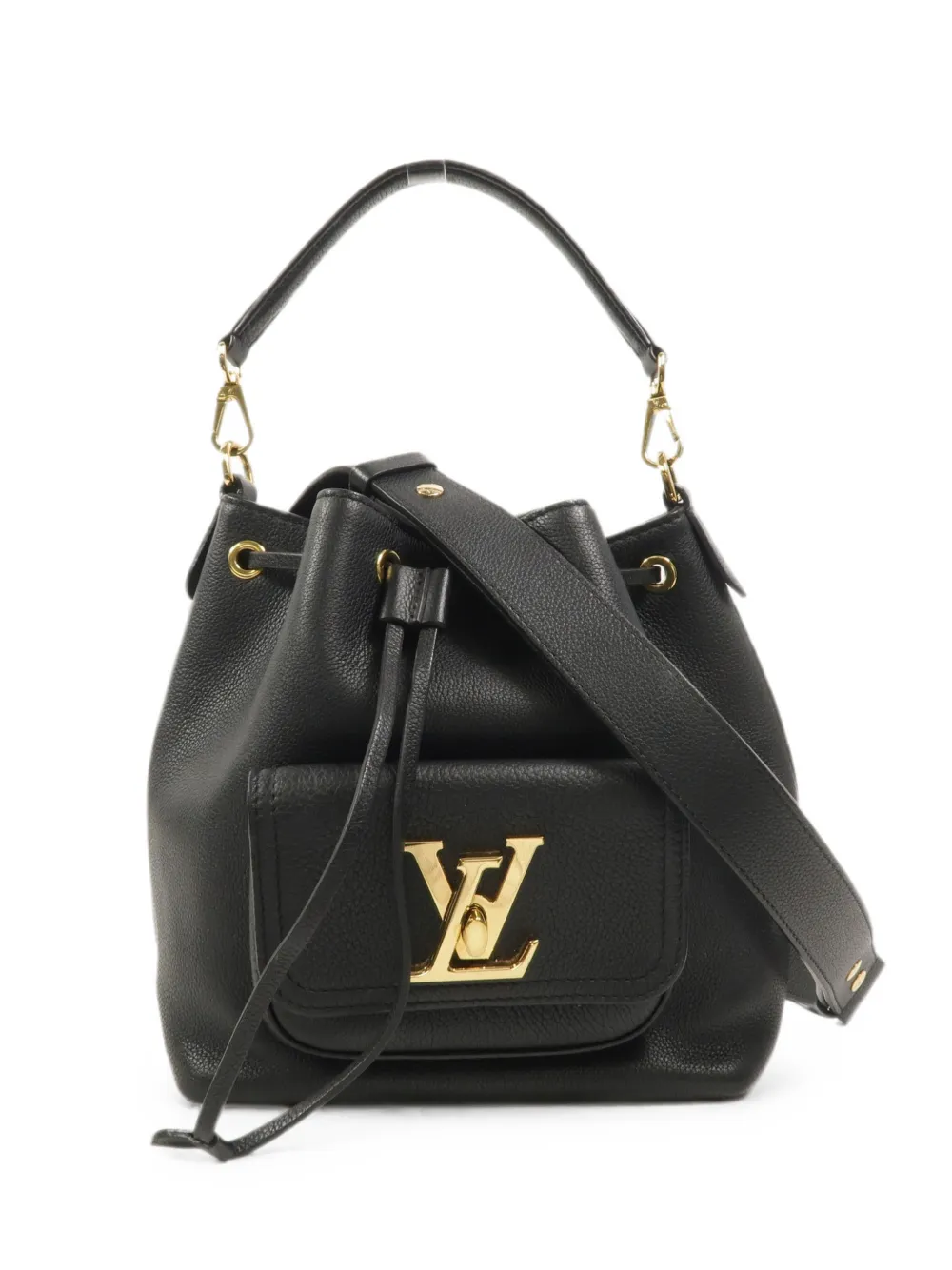 Louis Vuitton Pre-Owned Lockme bucket bag - Black