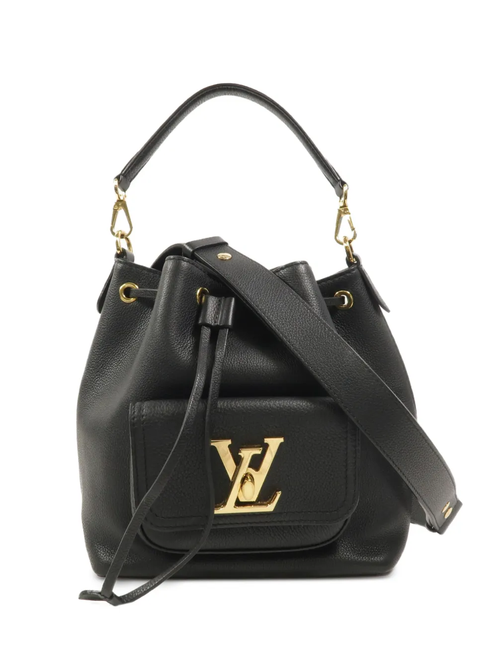 Louis Vuitton Pre-Owned Lockme bucket bag - Nero