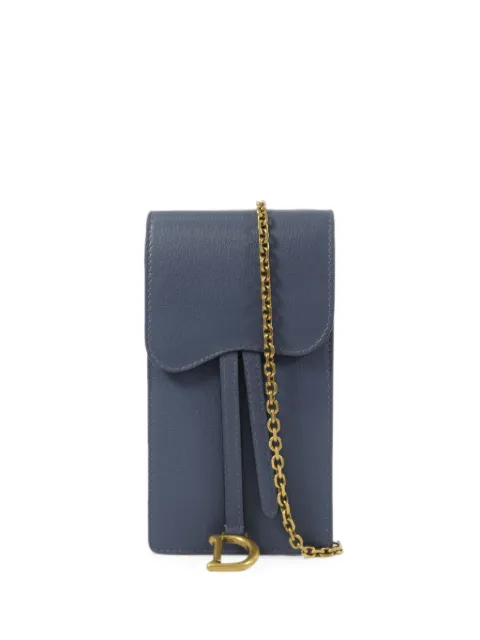 Christian Dior Pre-Owned Saddle chain-strap phone holder